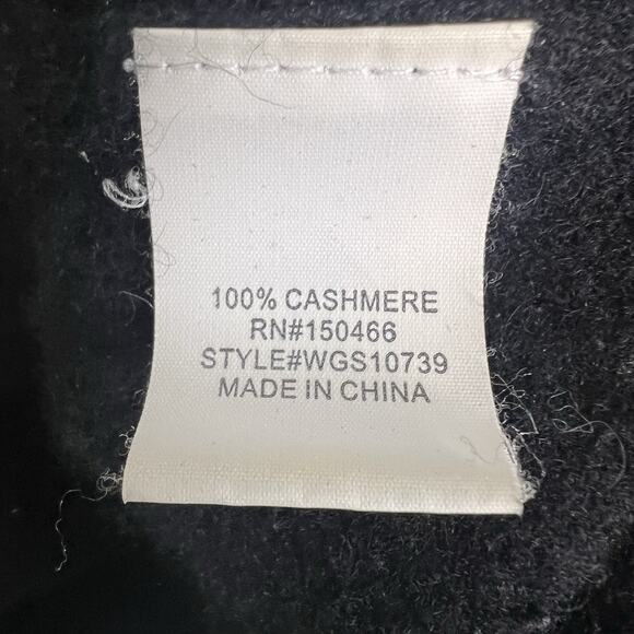 41 Hawthorn Women's 100% Cashmere Crew Neck Sweater Black Sz XXL Quite Luxury - Picture 10 of 15